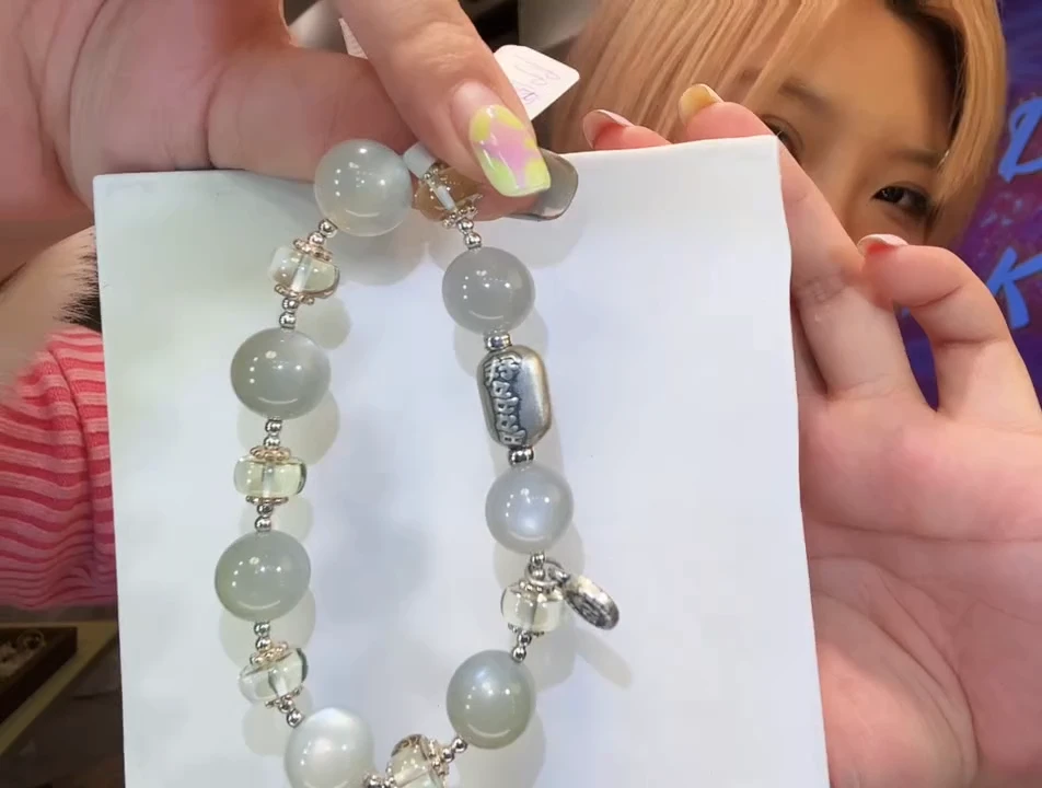未镶嵌手链水晶黑糖kiki