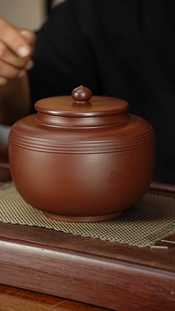 宜兴原矿紫砂茶叶罐