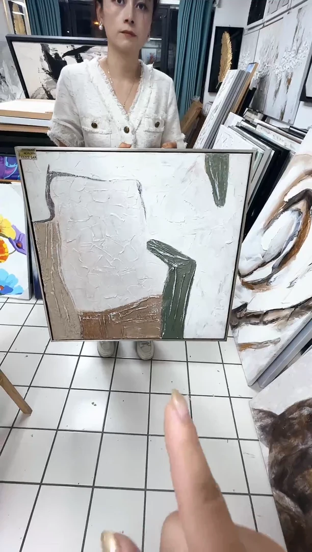 168现代艺术装饰画油画80cm*80cm
