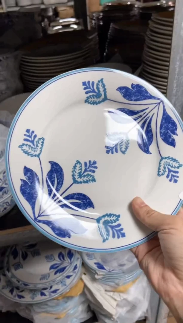 【闪购商品】瓷片陶瓷原单CC810餐具1个8寸