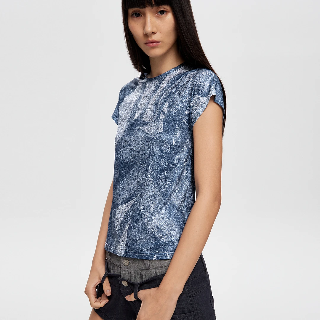 RURE 印花网布T恤