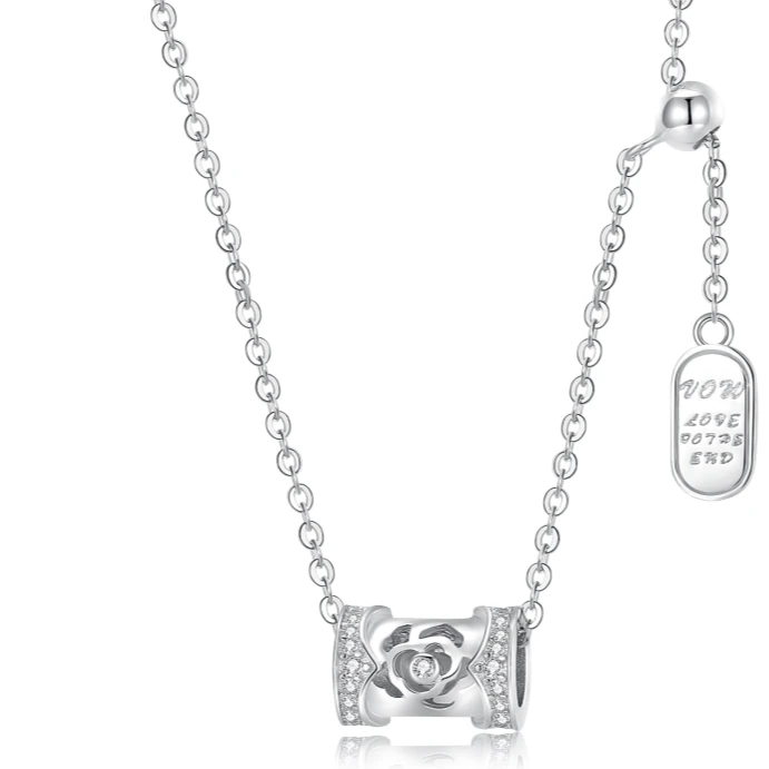 坠链均925银 银925时尚小蛮腰项链