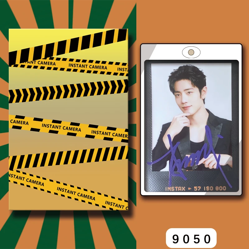 D9050【肖战】 正品拍立得照片 黑金