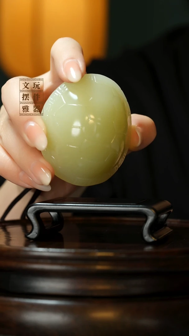 玉《富甲天下》手把件摆件