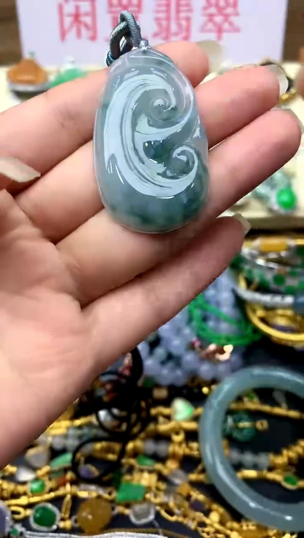 颈饰未镶嵌翡翠108-中国好珍宝