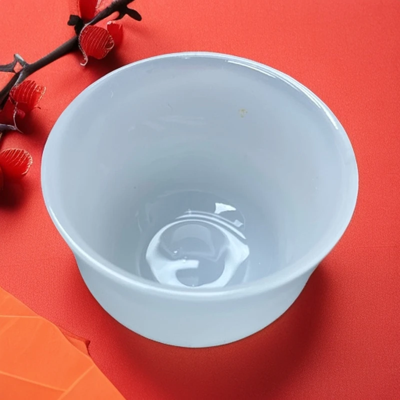 【镇店收藏 正品保障】712精美白色厚茶水杯