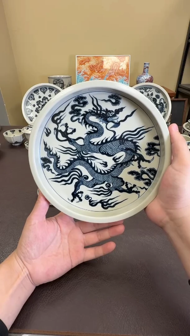 二号釉青云志壶承