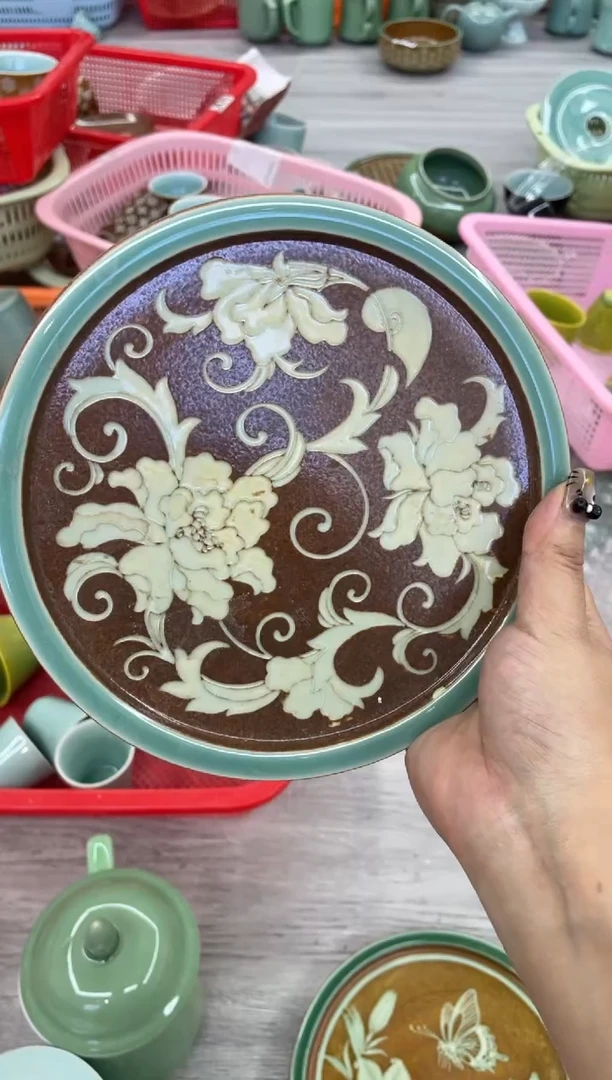 陶特价福利 微瑕 慧仙青瓷