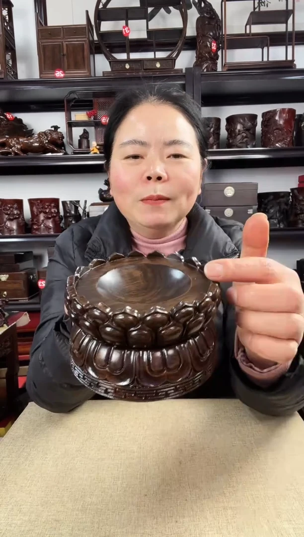 木老李红木工艺品大转