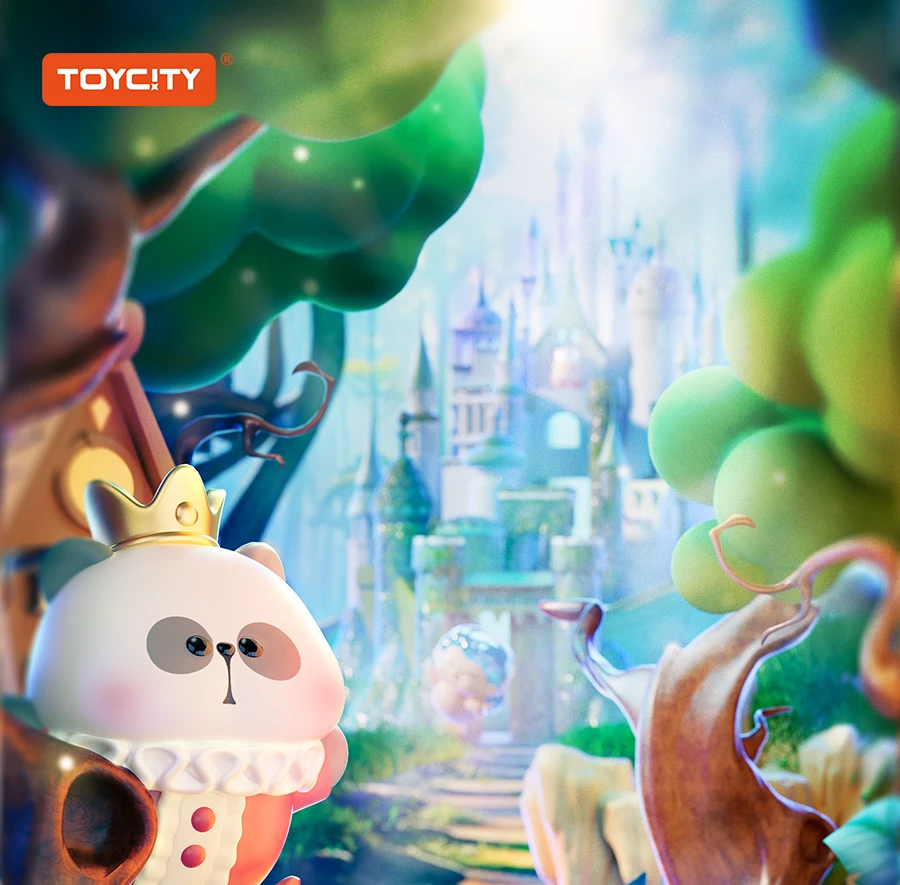 【拆盒】贴贴乐-翡翠城奇遇拼图系列潮玩盲盒手办玩具摆件