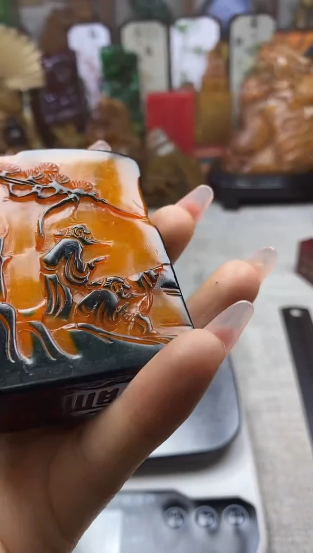 寿山石印石纯天然石料