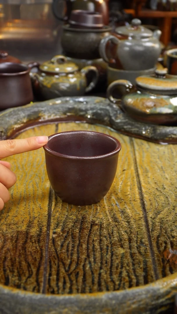 茶壶紫砂纯自然柴烧