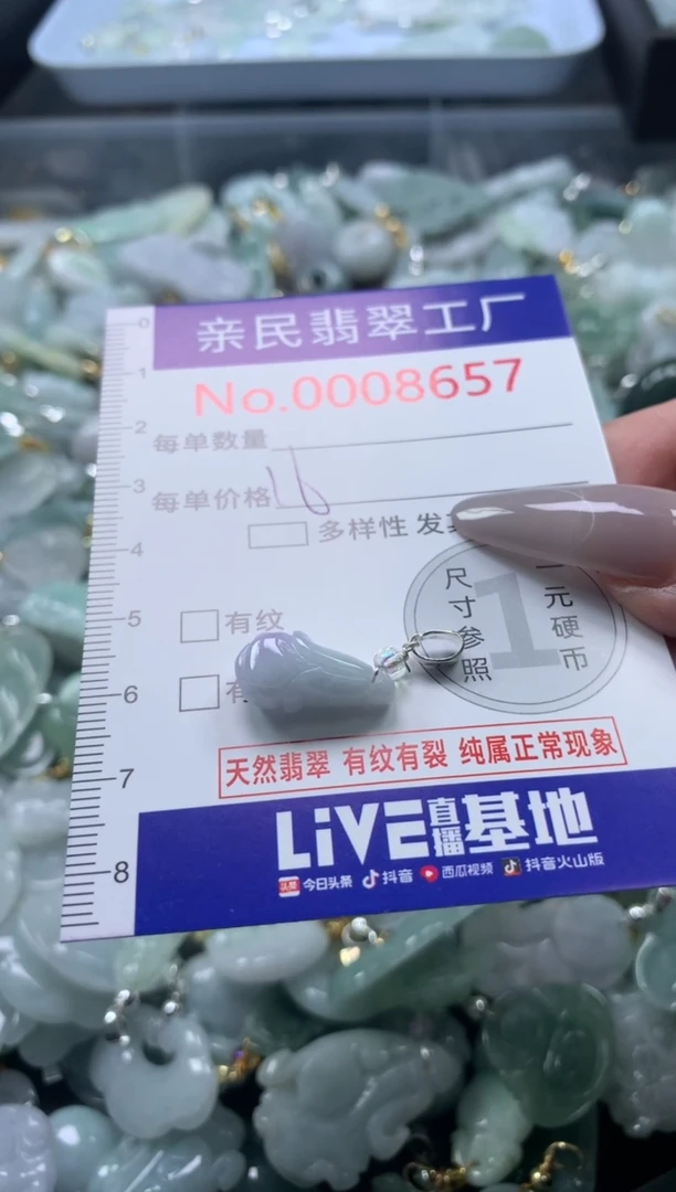 颈饰未镶嵌翡翠8657