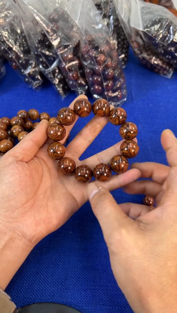 手串/手链黄花梨/降香黄檀2.0叉纹对眼手串