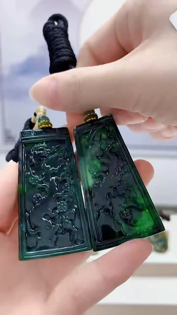 未镶嵌定制翡翠5028ry-毛货挂件148