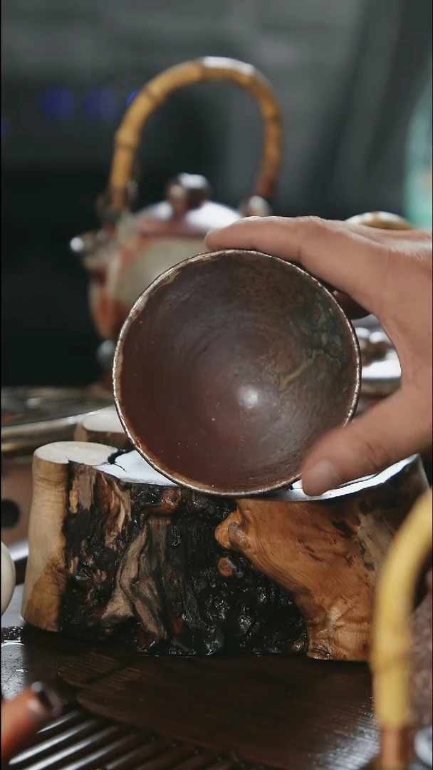 紫砂全手工斗笠杯