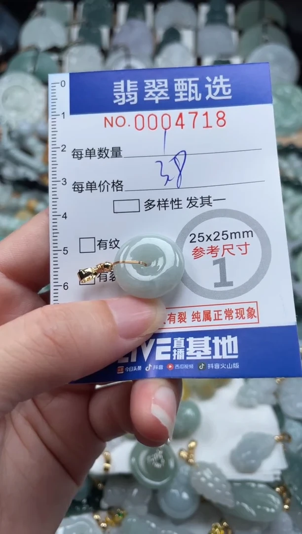 翡翠未镶嵌颈饰00..4718