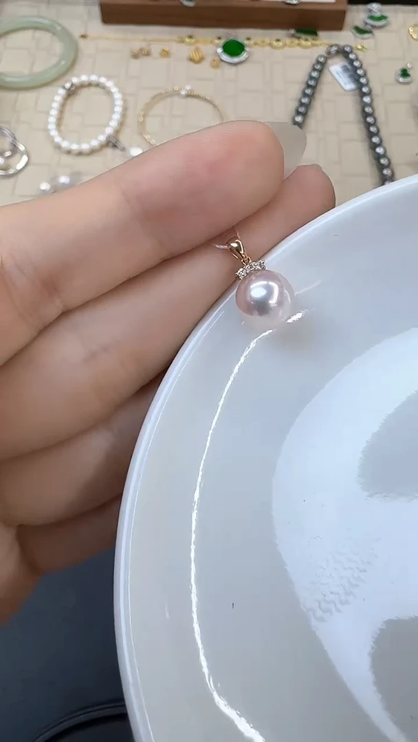 【闪购商品】海水珍珠吊坠18K金镶嵌X0216-532-146/18k