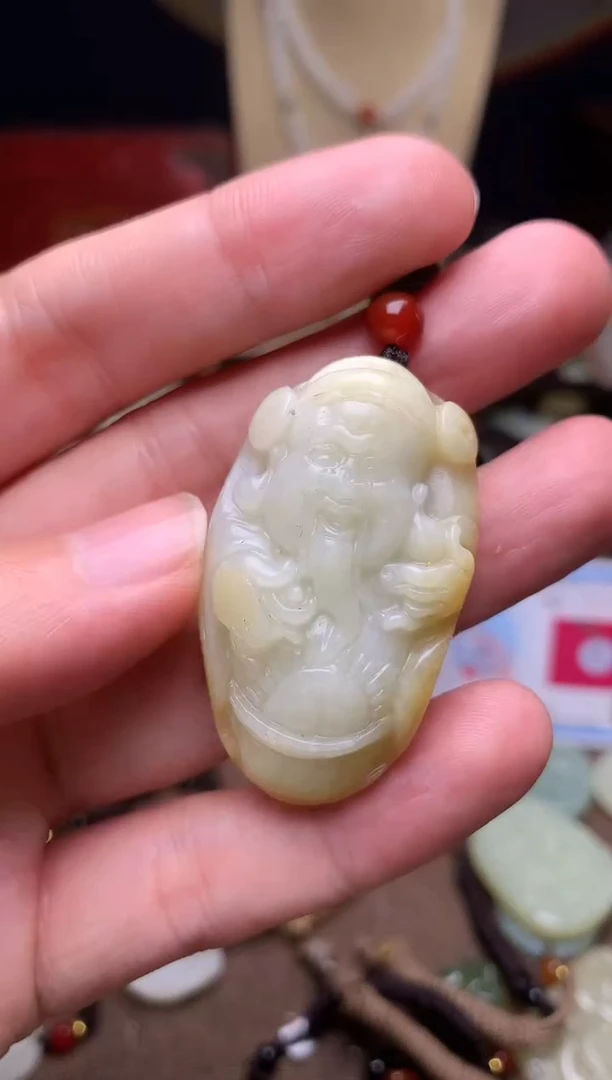 颈饰未镶嵌和田玉新疆料青海料清水和田玉吊坠