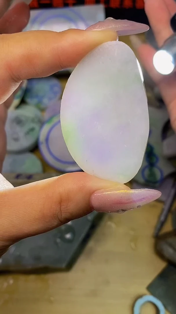 翡翠裸石天然A货缅甸翡翠高品质边角料665