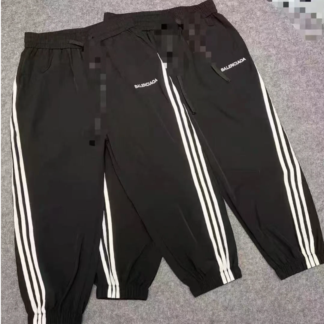 2025夏季新款条纹工装女欧货时尚百搭腿速干休闲裤1088