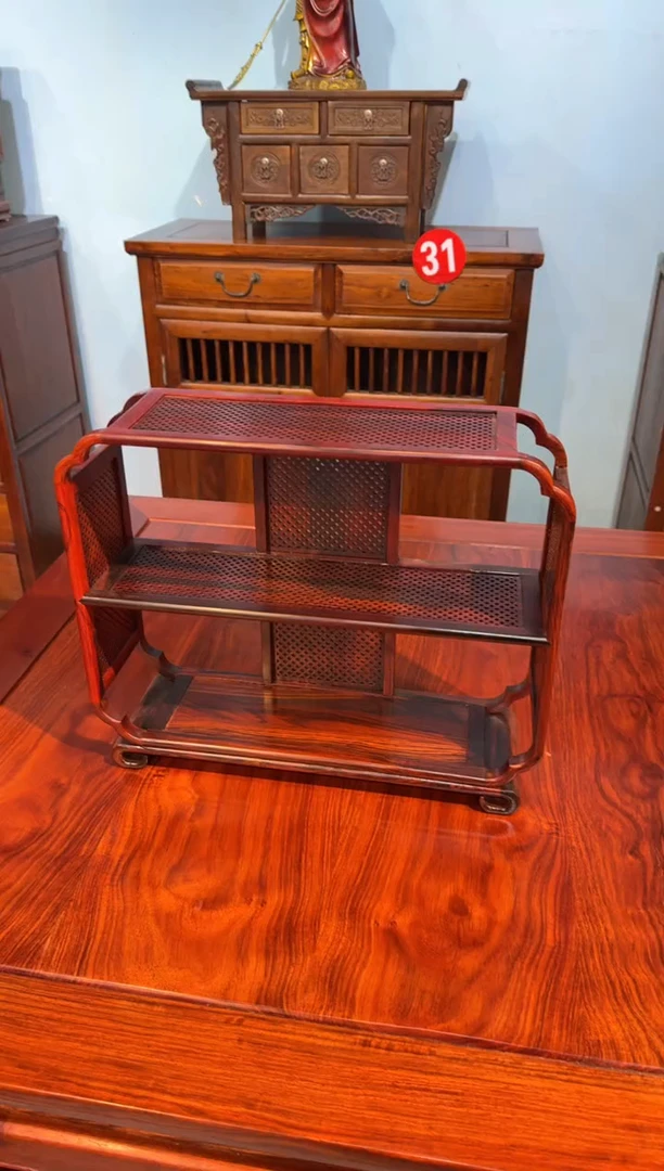 木大红酸枝 茶棚