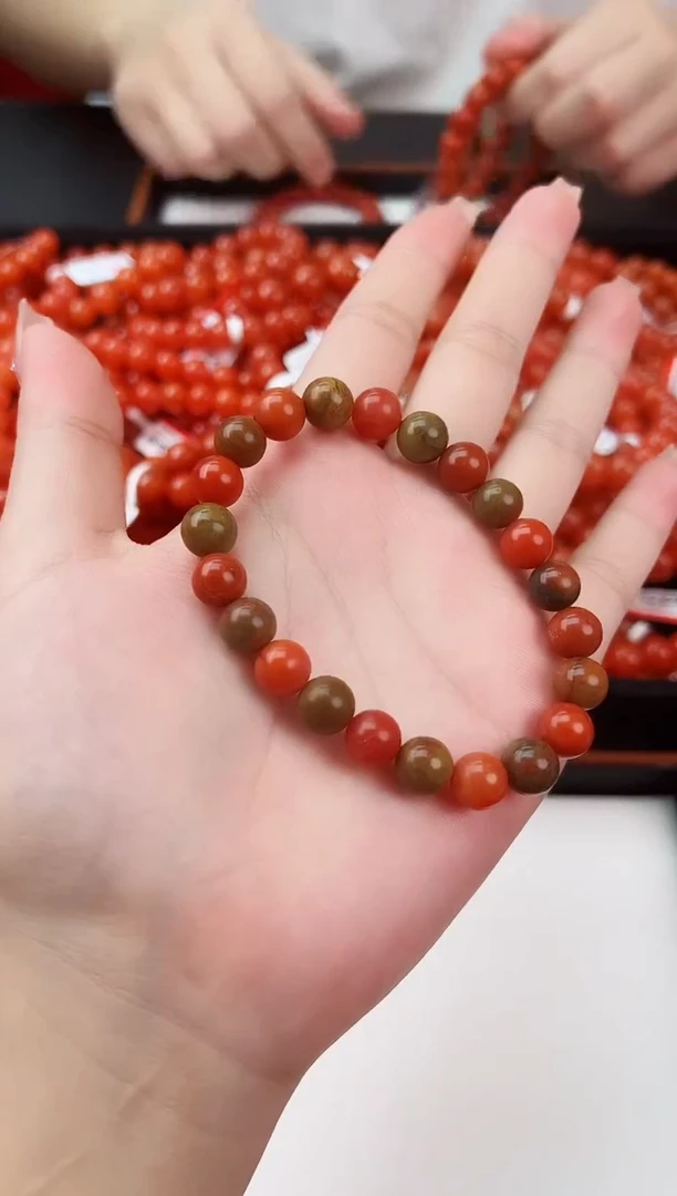 【闪购商品】南红玛瑙手串未镶嵌云南昭通巧家包浆8+