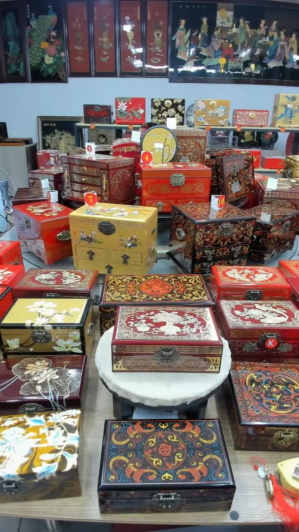 【闪购商品】23酒红双层铜丝贝壳镶嵌平安如意升级款