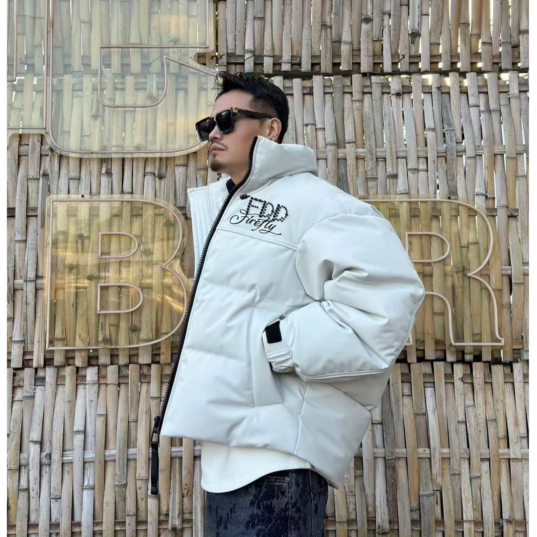 创恒（玄武）冬季新三防保暖短款立领龟背感大绒量高克90绒子羽绒服