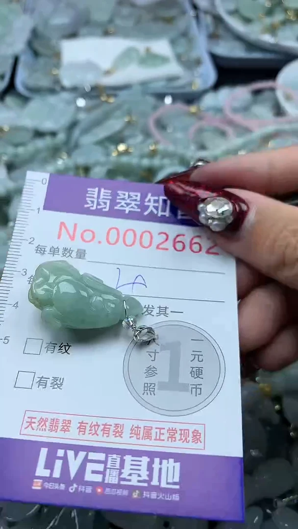 吊坠(不含链)未镶嵌翡翠2662