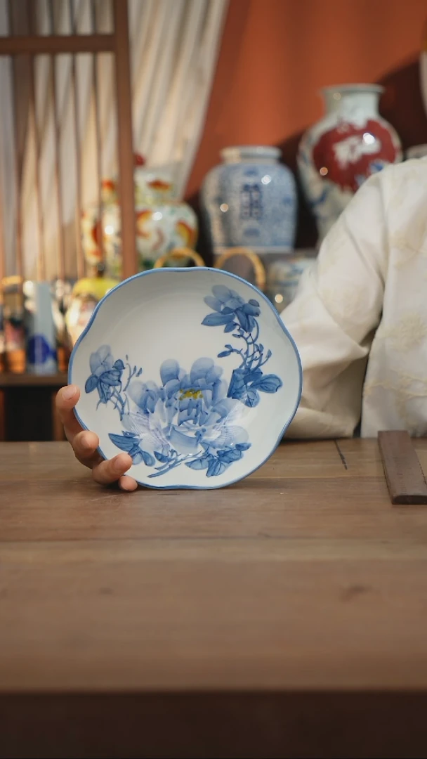 现代 景德镇设计师釉下手绘陶瓷餐具