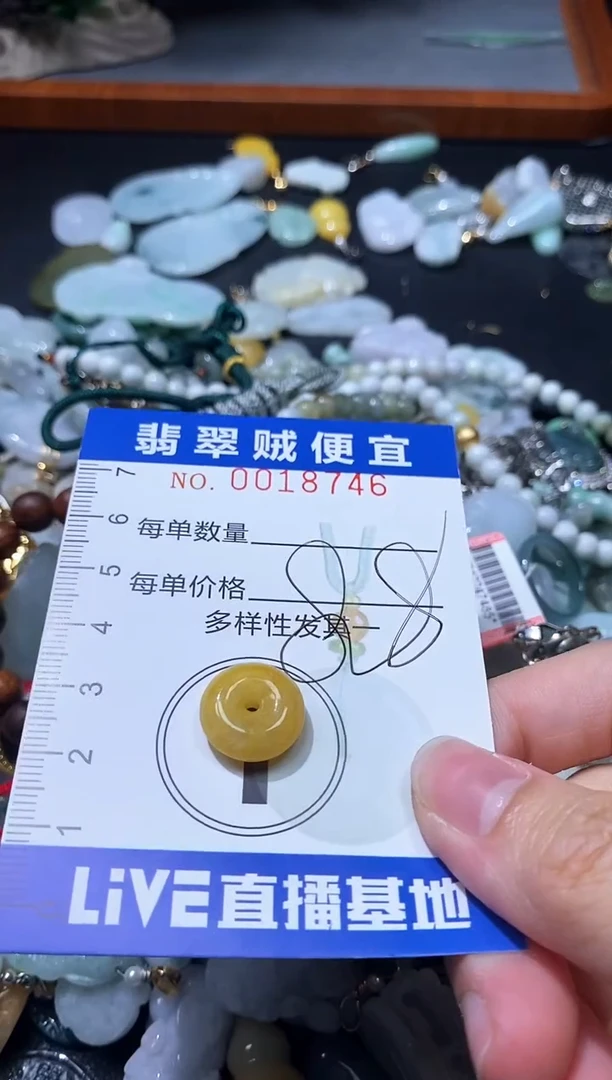 翡翠未镶嵌颈饰闪购0018746