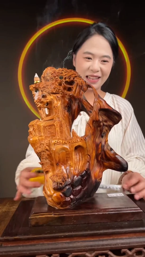 柏木（崖柏）手工摆件,先抢先得! 编号:161