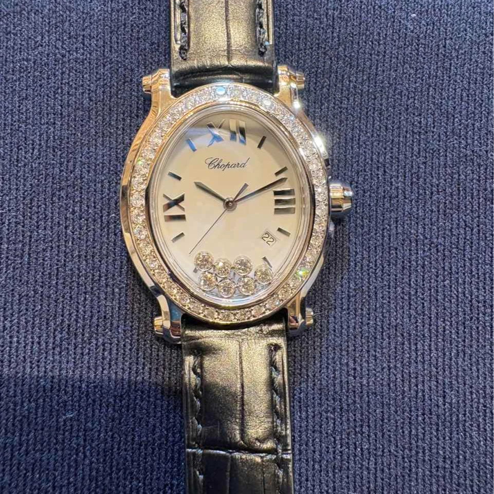 99新 Chopard/萧邦 表展 快乐钻系列278546-3001后钻表/WHT027724