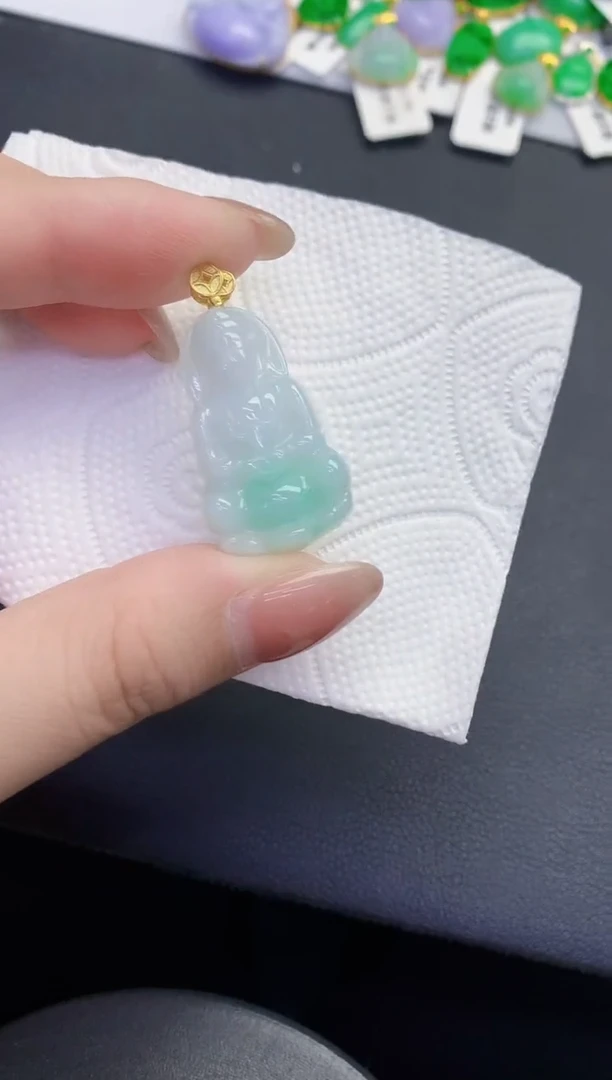 颈饰未镶嵌翡翠缅甸天然翡翠A货