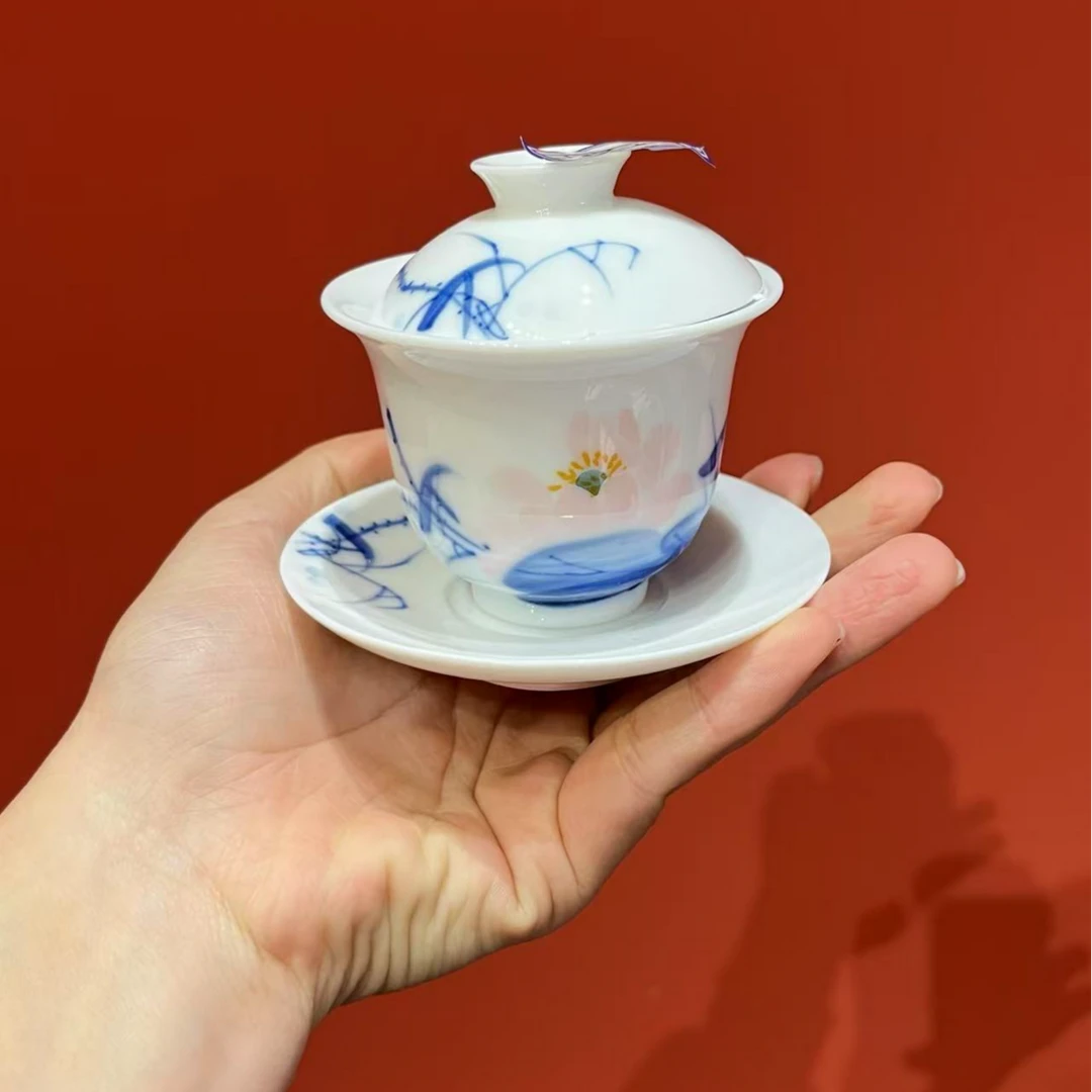 【非遗茶空间】景德镇盖碗Y227510