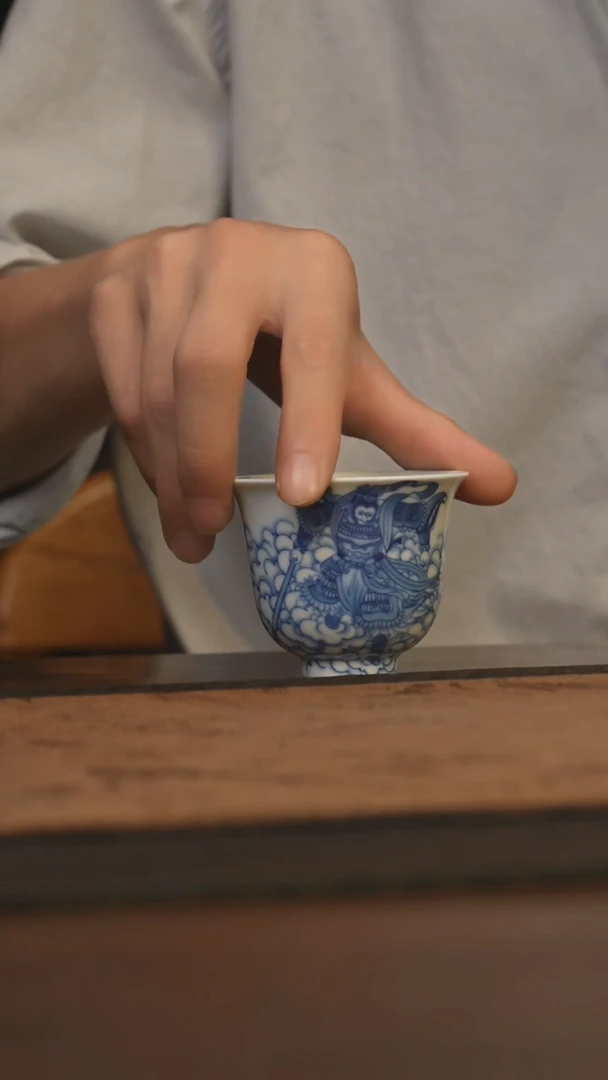 瓷片柴窑青花破价福利