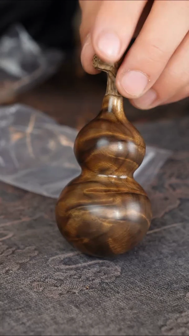 乌木类家具金丝楠阴沉木满云彩文葫芦