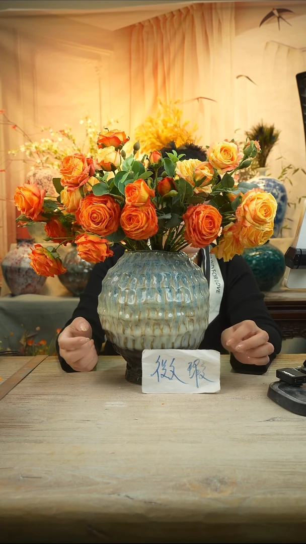 高度24外口径10花瓶花器