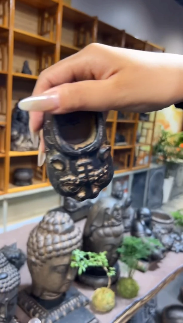 陶土【火山泥】虎头鞋单只