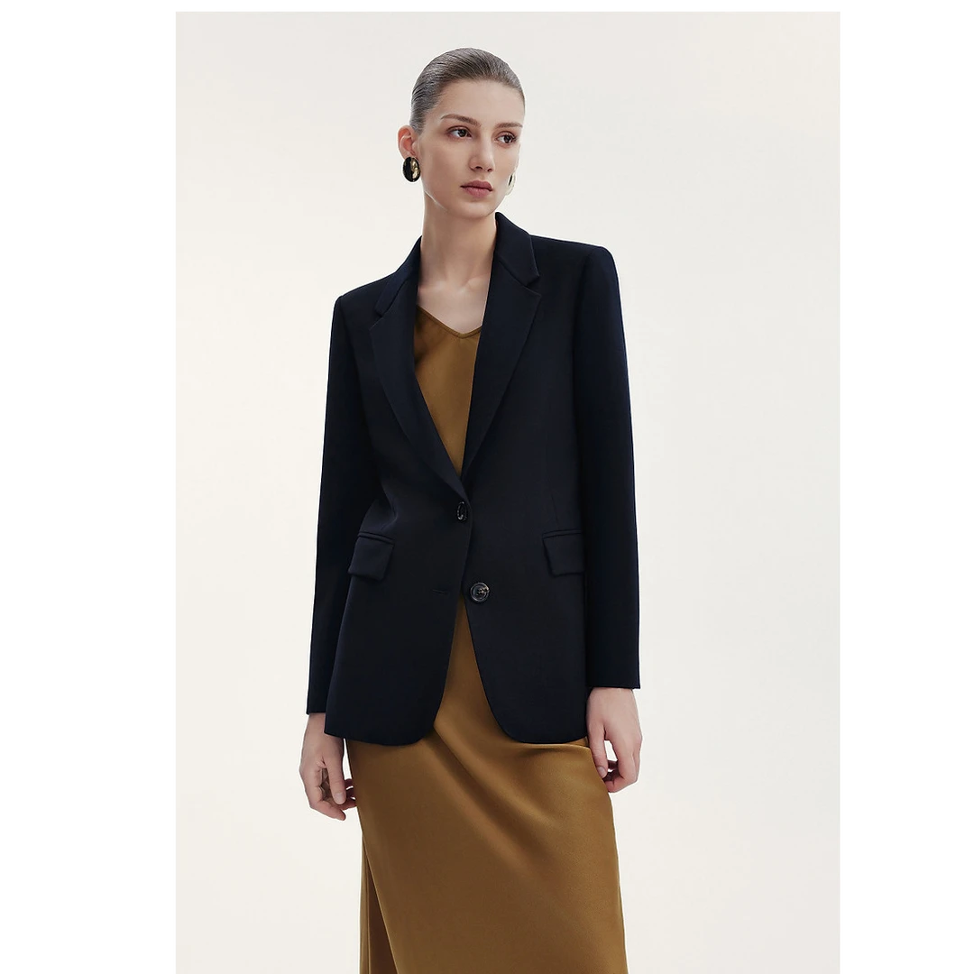 LANCY/朗姿【专柜同款】欧洲EiLEEN ELITEE翻领高级通勤风西服外套