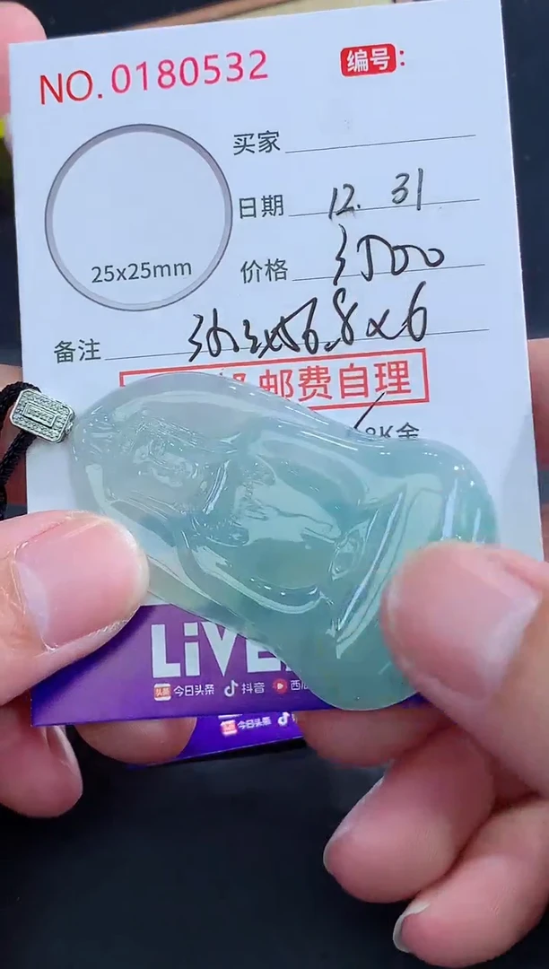 颈饰未镶嵌翡翠天然缅甸A货翡翠