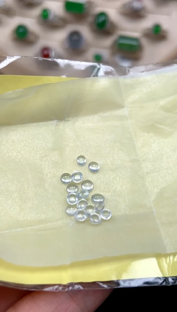 未镶嵌定制翡翠16天然缅甸A货翡翠蛋面