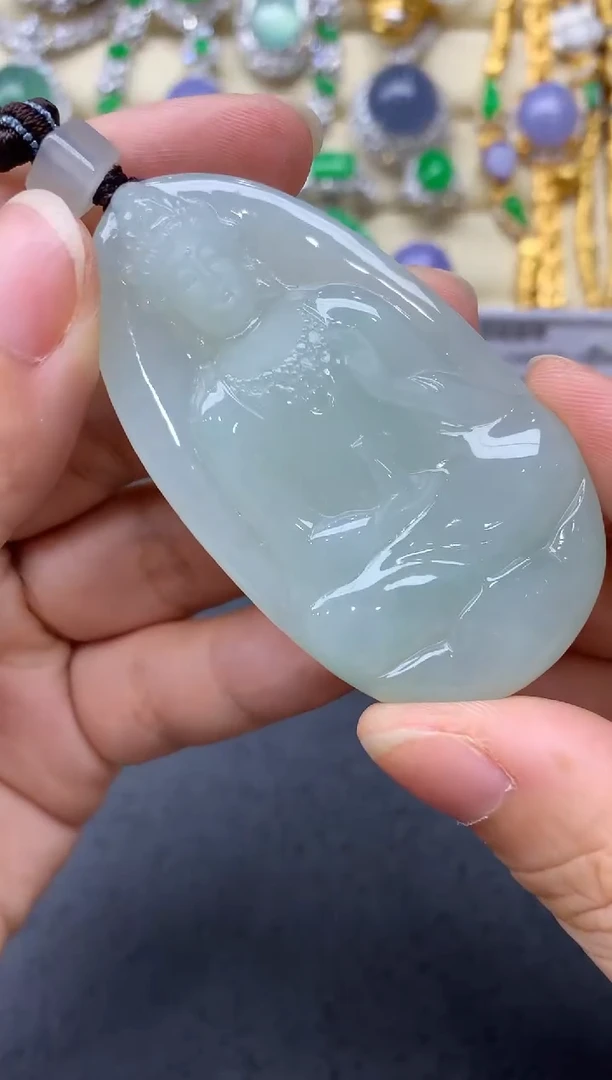翡翠未镶嵌颈饰338-中国好珍宝
