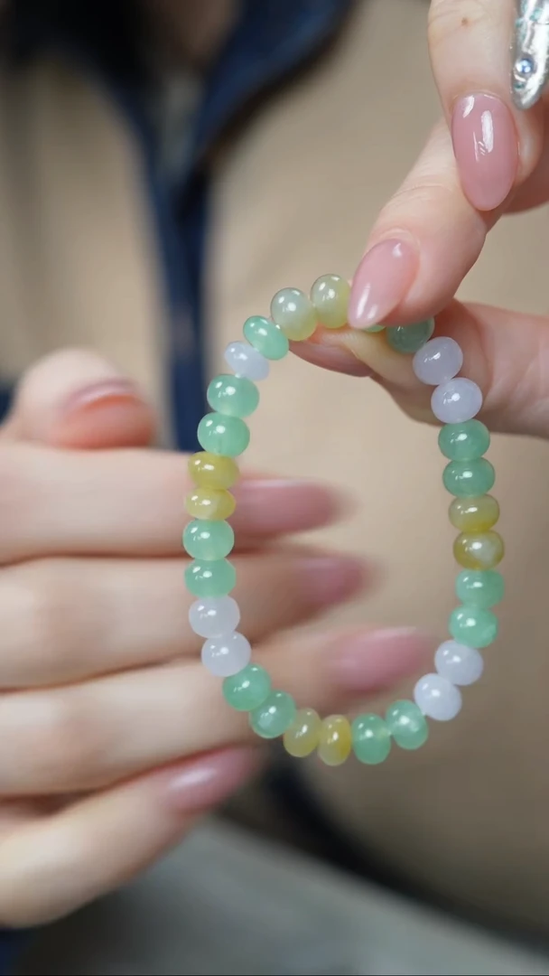 【闪购商品】翡翠手串未镶嵌41-珠串/姿/3