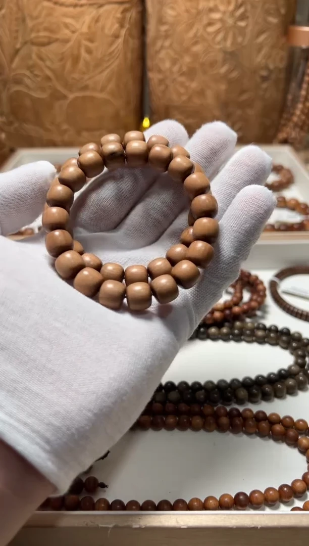 檀香木手串/手链微瑕10x11老山檀香