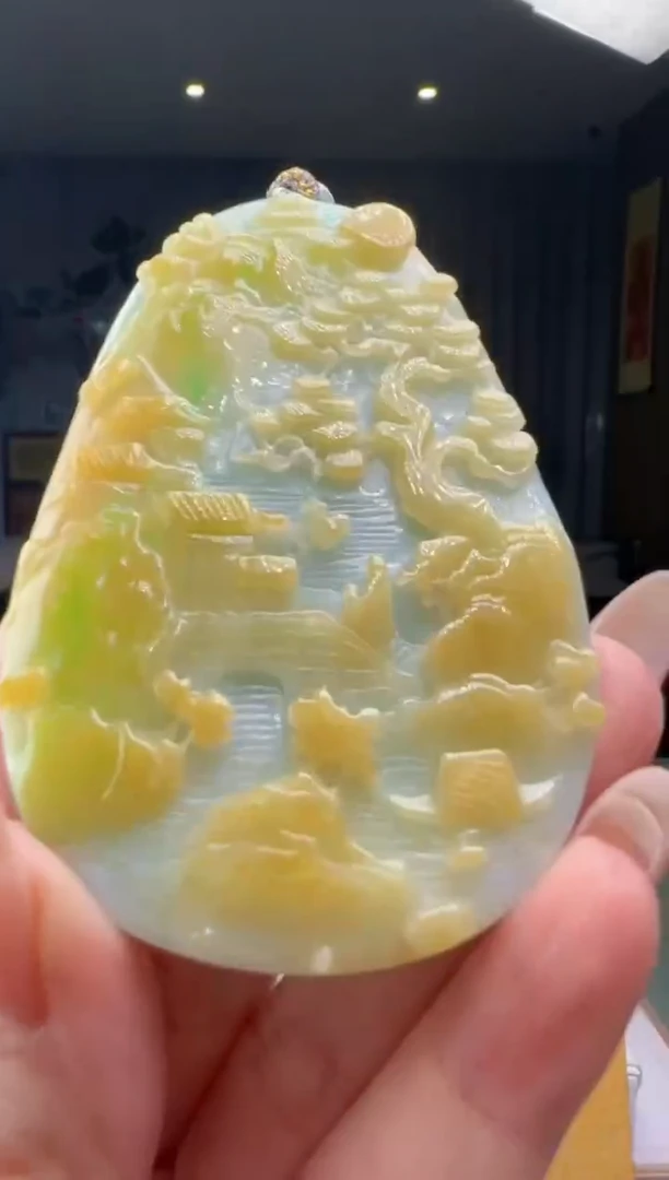 【闪购商品】翡翠吊坠(不含链)未镶嵌YJ@@960Q3J12006