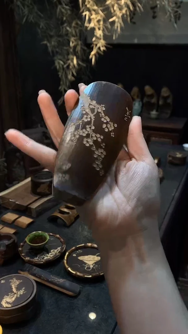 梯形梅花茶则......