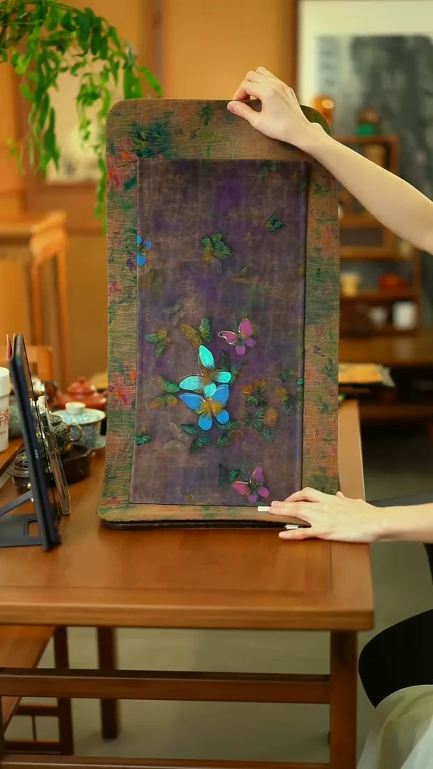 莫奈花园大片+手绘蝴蝶小片