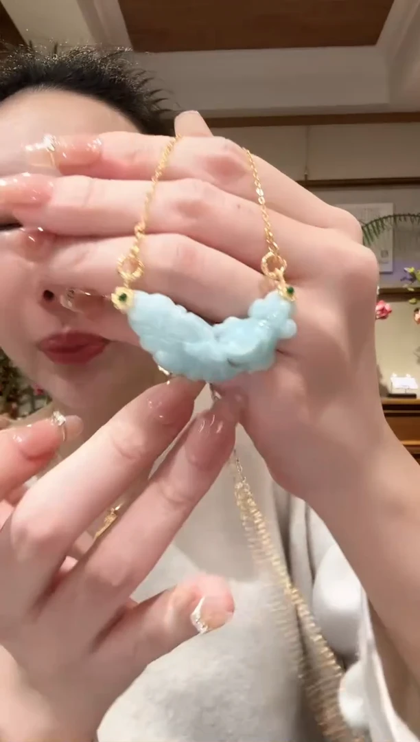 【闪购商品】翡翠颈饰未镶嵌国风